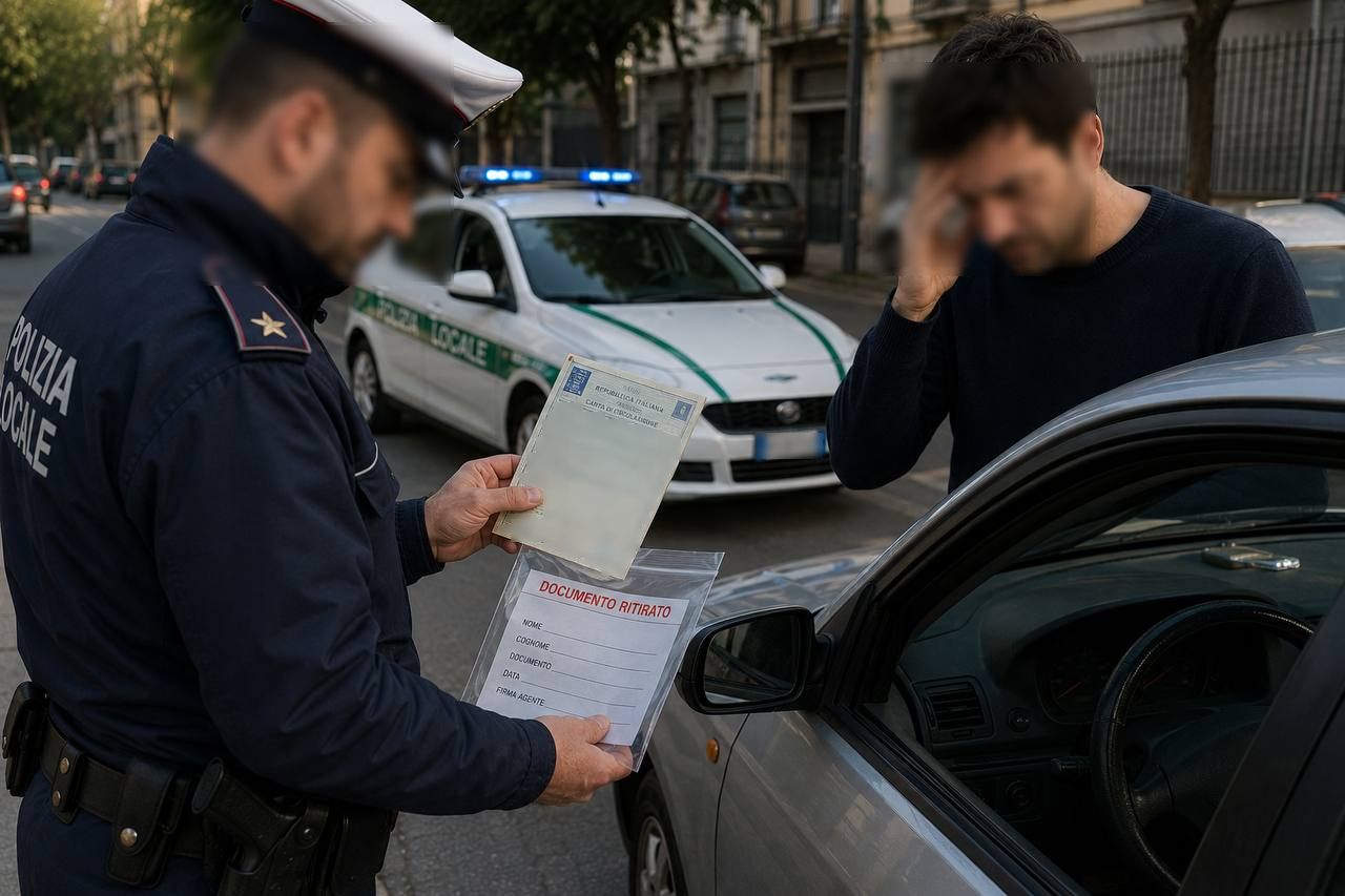 Ritiro della carta di circolazione: