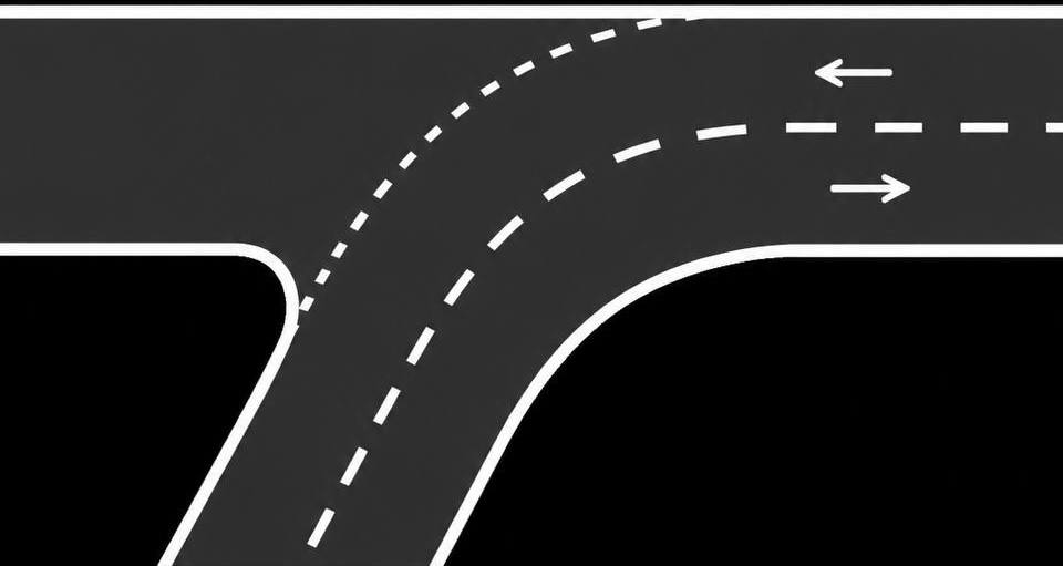Andamento della strada principale