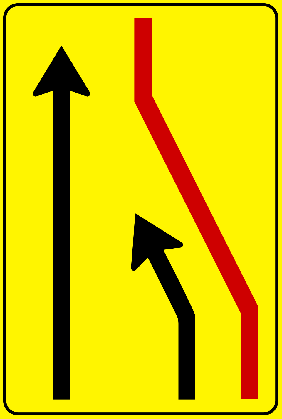 Chiusura della corsia