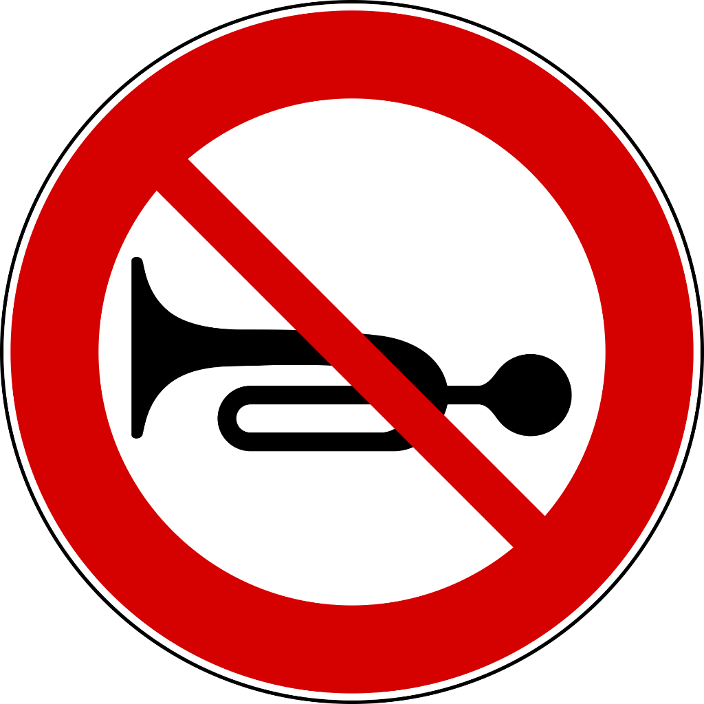 Divieto di segnalazioni acustiche