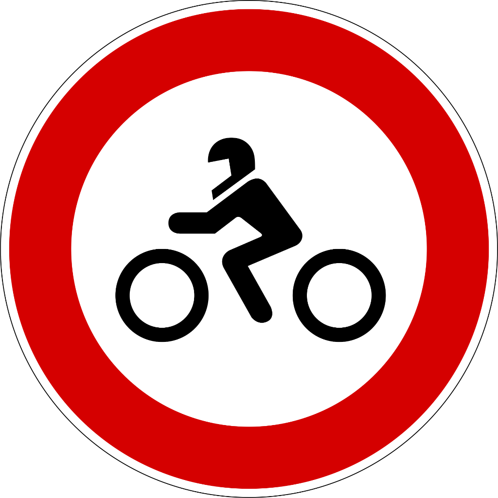 Divieto di transito ai motocicli
