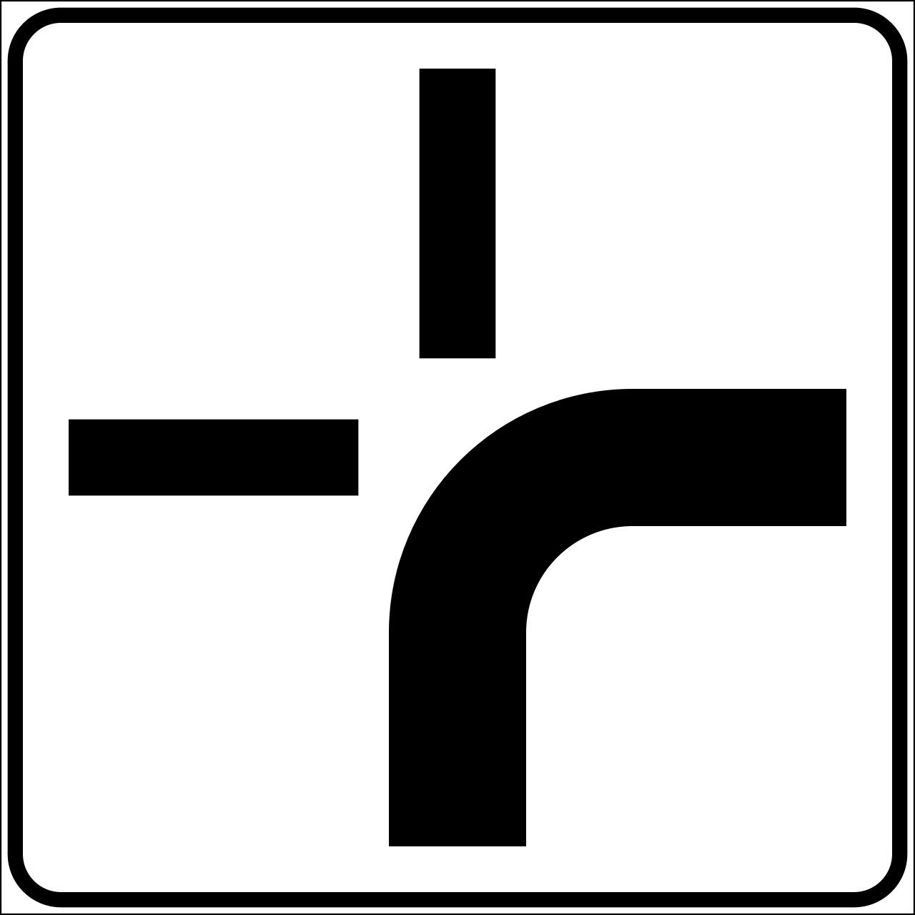 Andamento della strada principale — variante