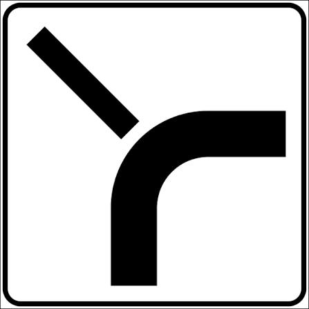 Andamento della strada principale — variante