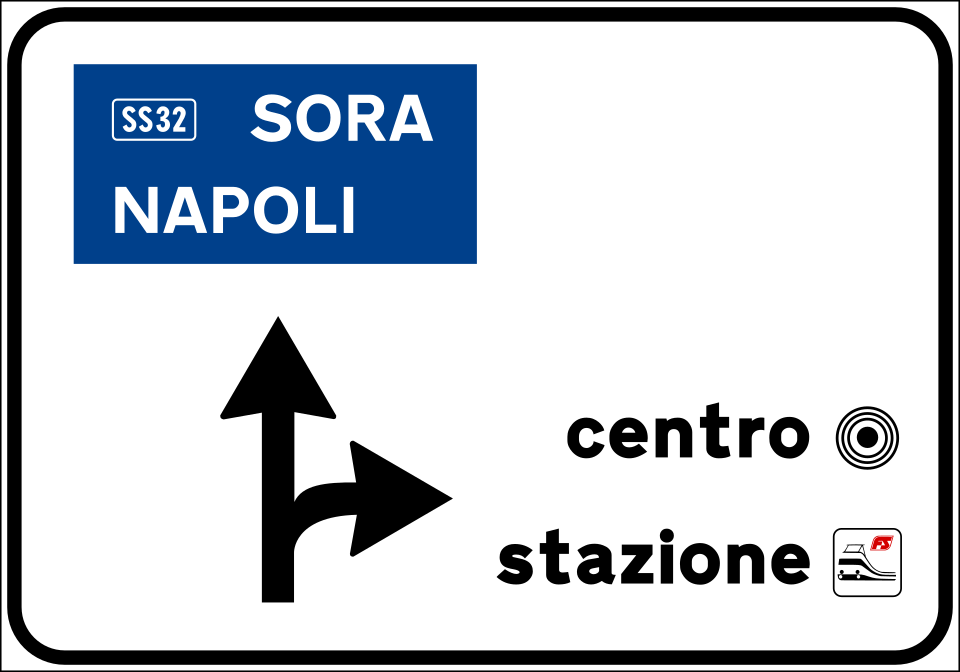Preavviso incrocio urbano